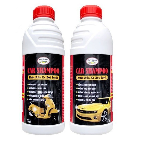 Nước rửa xe bọt tuyết Car Shampoo Autopro 1L