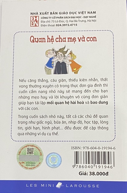 Sách - 50 quy tắc vàng Quan hệ cha mẹ và con