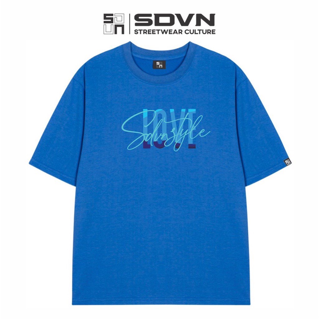 Áo Thun Unisex Nam Nữ Form rộng Local Brand SDVN LOVE SDVN