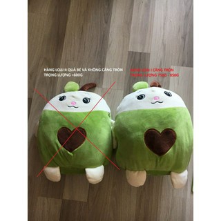 D10 Bộ chăn kèm gối hoa quả hình thú cute