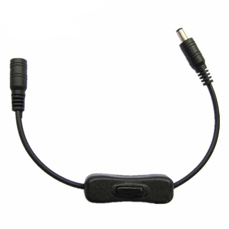 Dây Cáp Nguồn Dc 5.5x2.1mm Male Sang Female Cho Đèn Led 12v