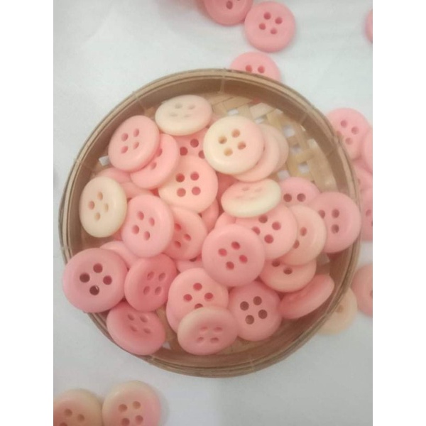 Cúc nhựa. Gói 20_50_100 cúc. Cỡ size từ 1.4cm đến 1.5cm