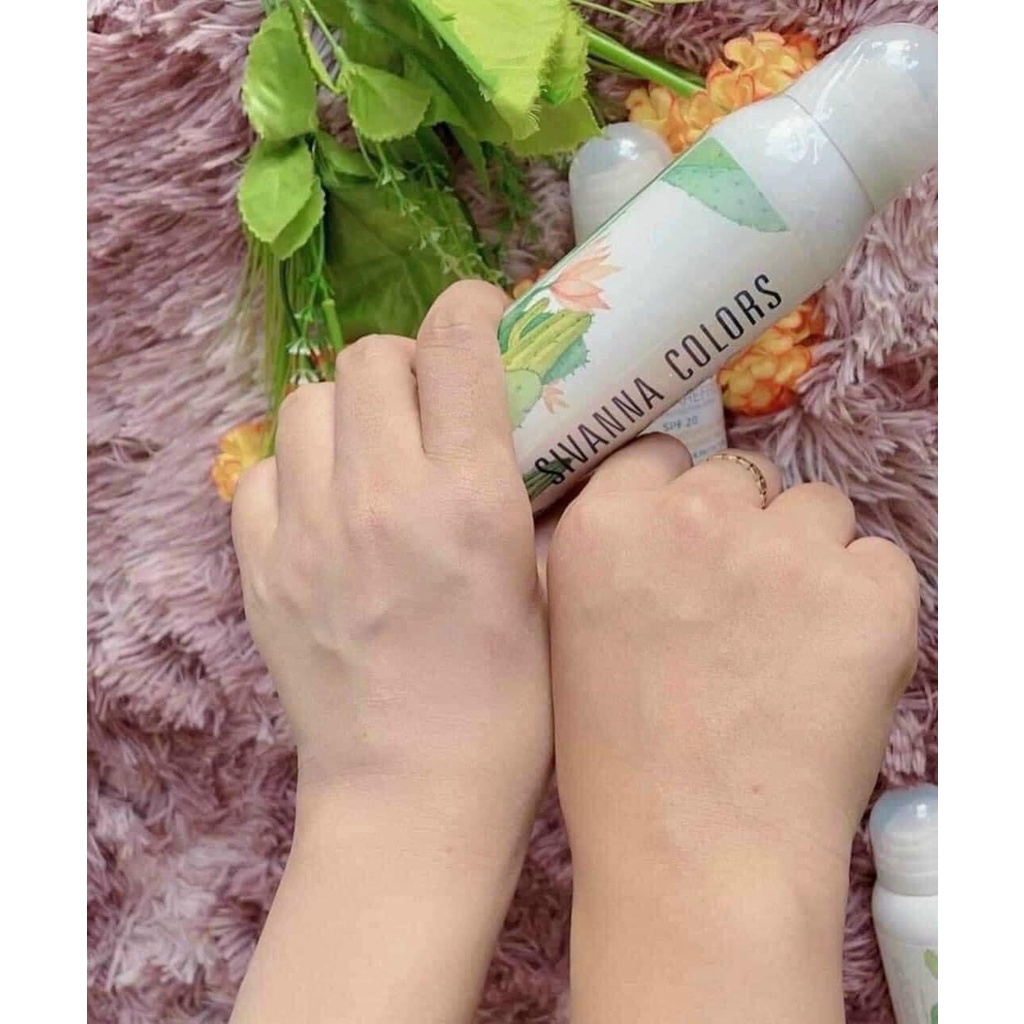 Xịt Chống Nắng Trang Điểm Toàn Thân Sivanna Colors Cactus Carefree Protection Spray 150ml