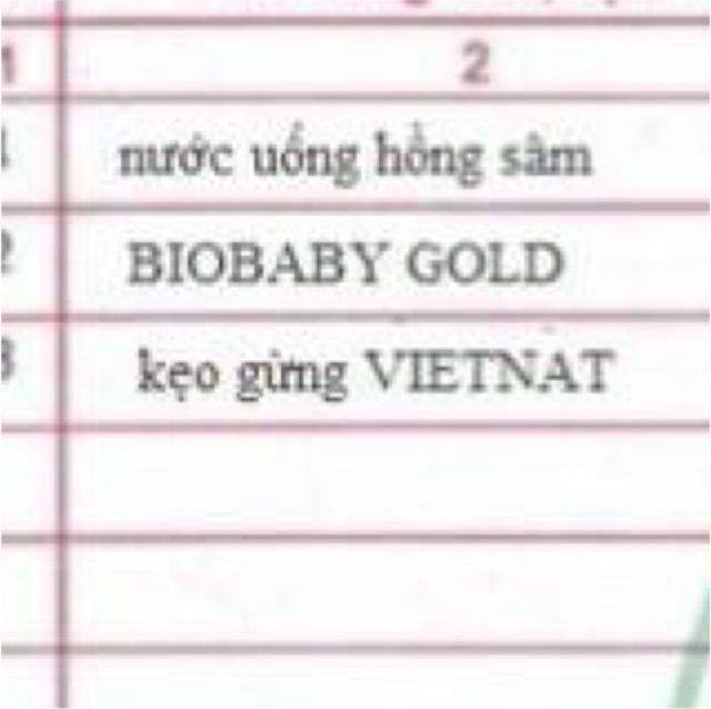 Biobaby Gold powder - men bổ sung lợi khuẩn, kẽm và hỗn hợp vitamin, giúp cân bằng hệ vi khuẩn đường ruột...)