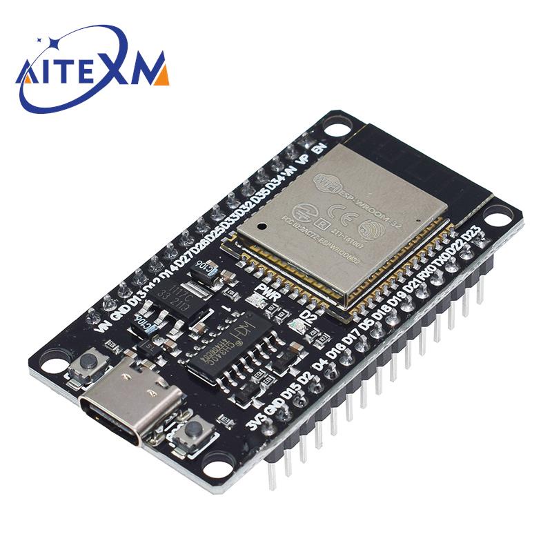 Bộ 10 Bảng Mạch Phát Triển ESP32 TYPE-C USB CH340C WiFi + Bluetooth Ultra-Low Lõi Kép ESP32-DevKitC-32 ESP-WROOM-32