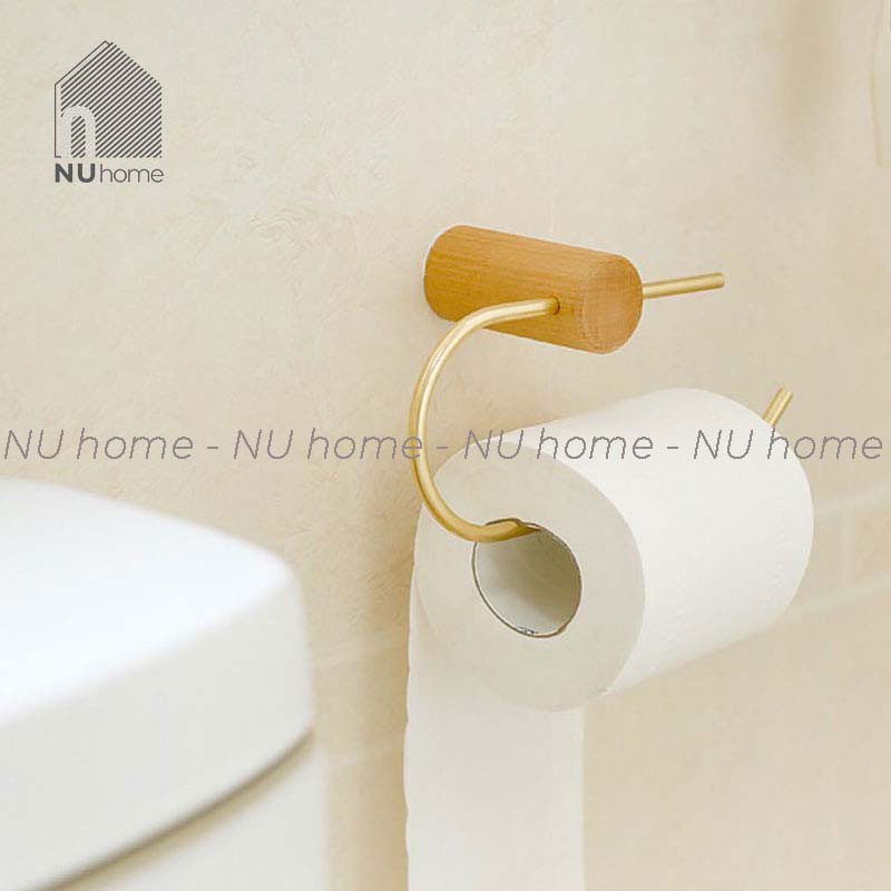 nuhome.vn | Móc treo giấy vệ sinh – Taro, được thiết kế mộc mạc và đơn giản với chất liệu gỗ tự nhiên cao cấp