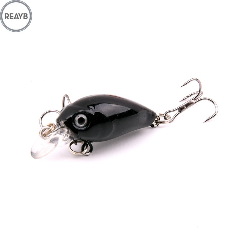  9pcs Fishing Lures Bionic Bait 3D Eyes 4.5cm Wobbler Tackle Crank Baits Artificial Hard Bait