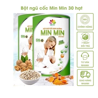 Ngũ cốc lợi sữa 30 hạt min min, ngũ cốc min min bà bầu chuẩn ogranic