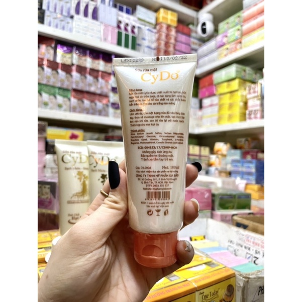Sữa rửa mặt Cydo sạch nhờn sáng da 100ml
