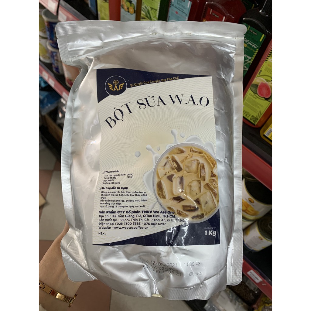 PHA CHẾ#BỘT SỮA WAO 1KG