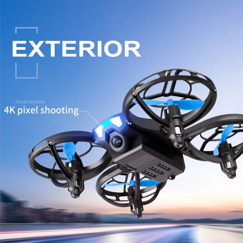 Drone V8 Mini Điều Khiển Từ Xa Cảm Ứng Dùng Làm Quà Tặng / Chụp Ảnh 4k HD Với Camera Điện Thoại Di Động