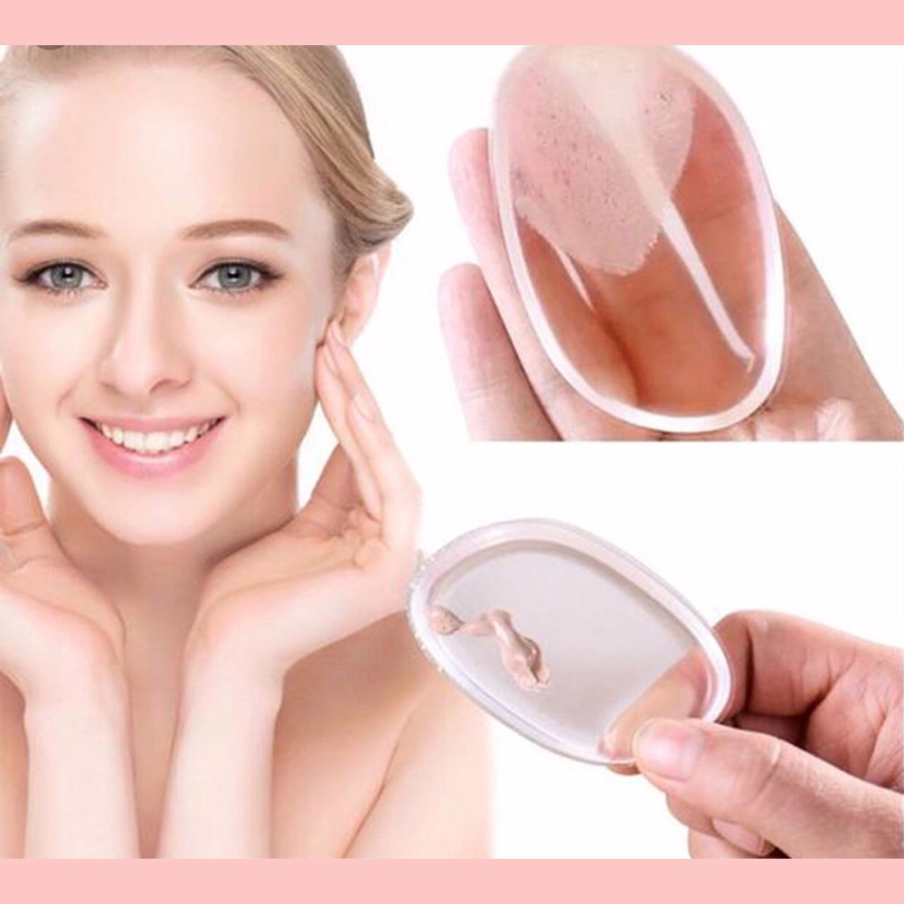 Miếng Đánh Nền Silicol, Dụng Cụ Trang Điểm Tiện Lợi, Đồ Makeup