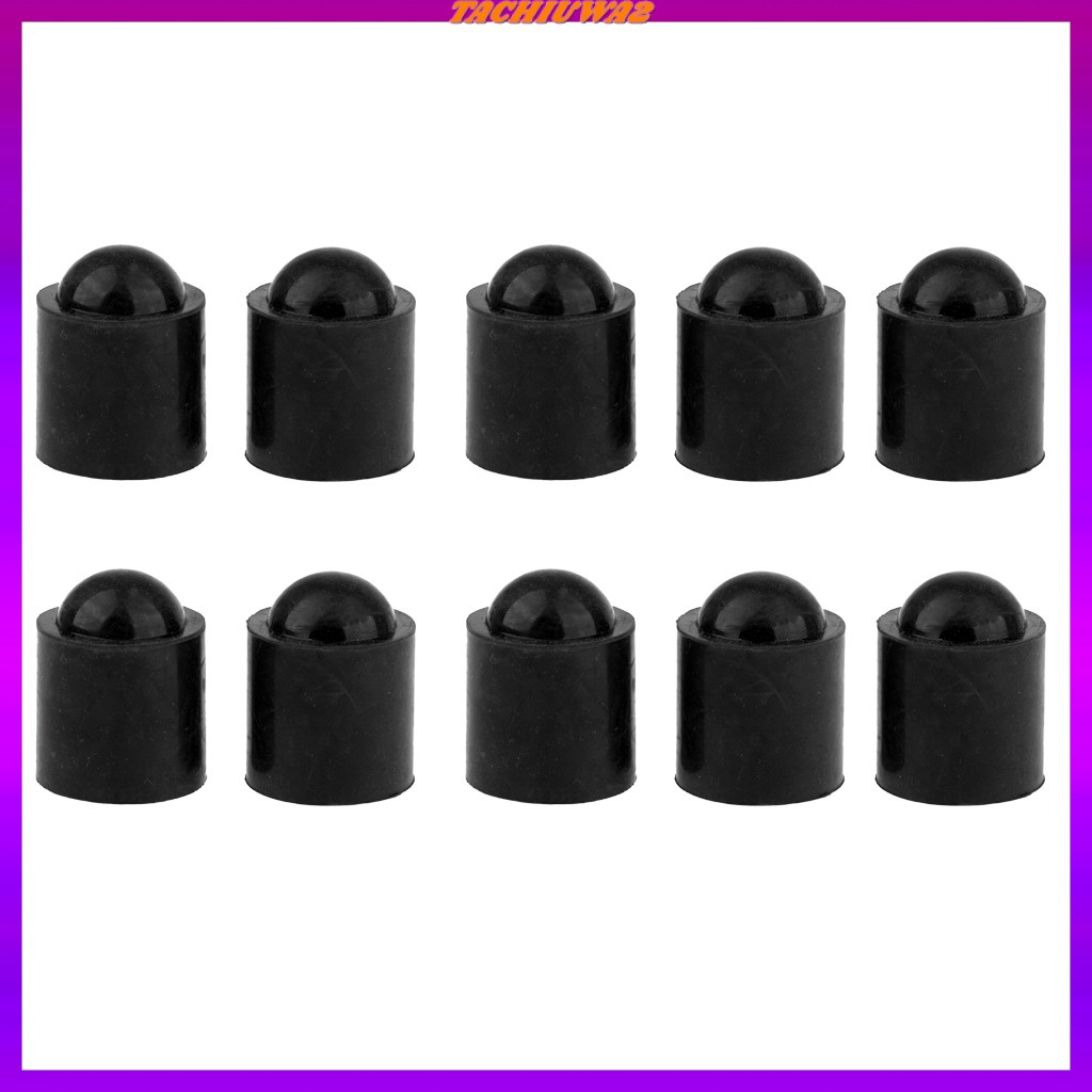 Set 10 Vỏ Bọc Đầu Cơ Bida Bằng Cao Su Màu Đỏ Tachiuwa2