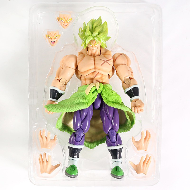 Mô hình SHF Super Saiyan Broly Full Power Dragon Ball Super Movie 18cm (BL)