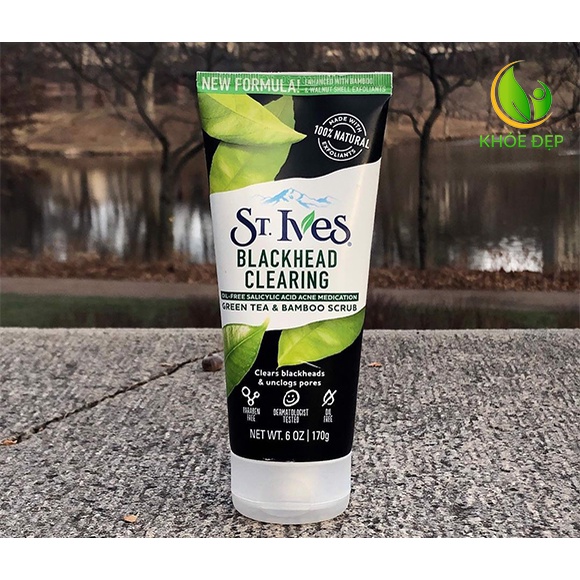 [CHÍNH HÃNG] Tẩy Tế Bào Chết ST.IVES Trà Xanh Green Tea Scrub 170ml