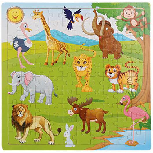 TRANH GHÉP HÌNH PUZZLE GỖ 100 CHI TIẾT