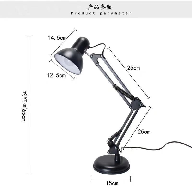 Đèn kẹp bàn pixar kèm đế tròn đa năng 2 trong1 tặng bóng led 9w ánh sáng trắng hoặc vàng