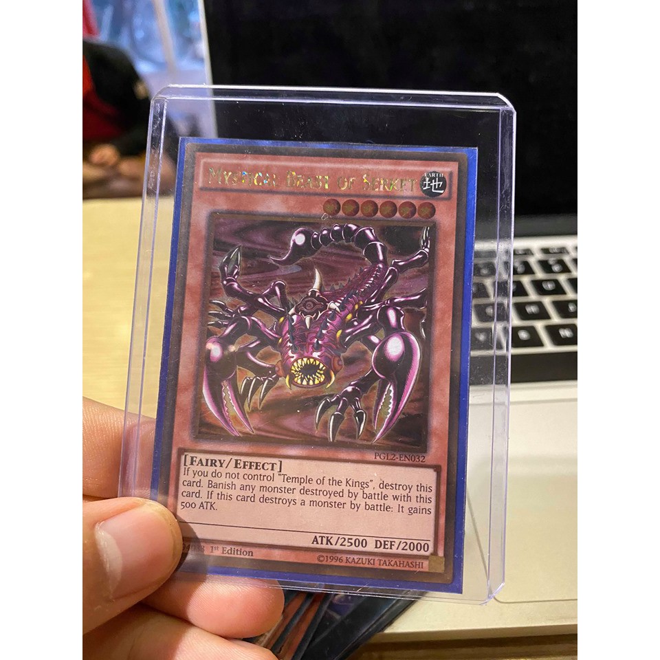 Lá bài thẻ bài Yugioh Mystical Beast of Serket – Gold Rare - Tặng bọc bài nhựa bảo quản