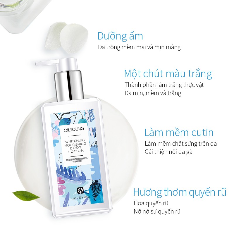 Sữa Dưỡng Thể Oilyoung Dưỡng Ẩm Làm Trắng Da 250ml