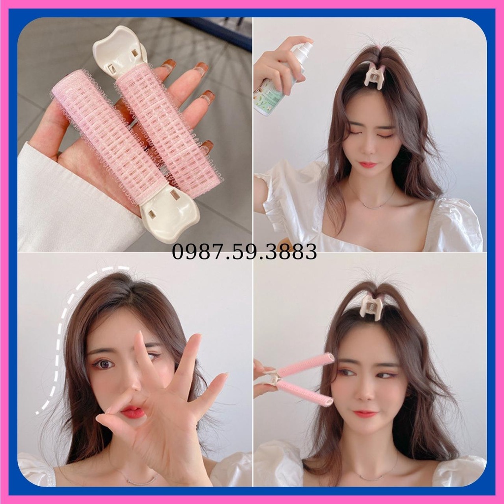 Set 2 lô kẹp phồng chân tóc phong cách Hàn Quốc - Phụ kiện tóc
