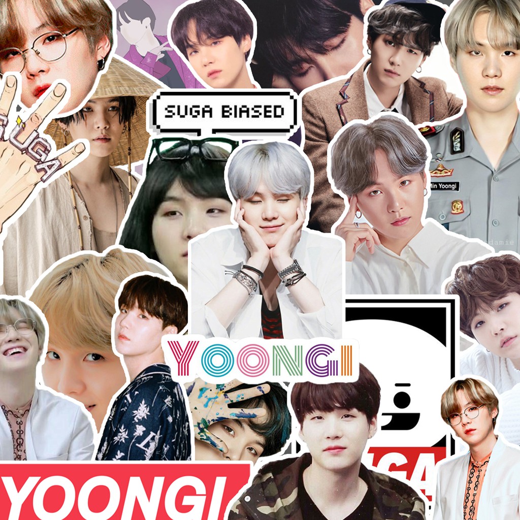 Miếng Dán Hình Suga Bts Độc Đáo