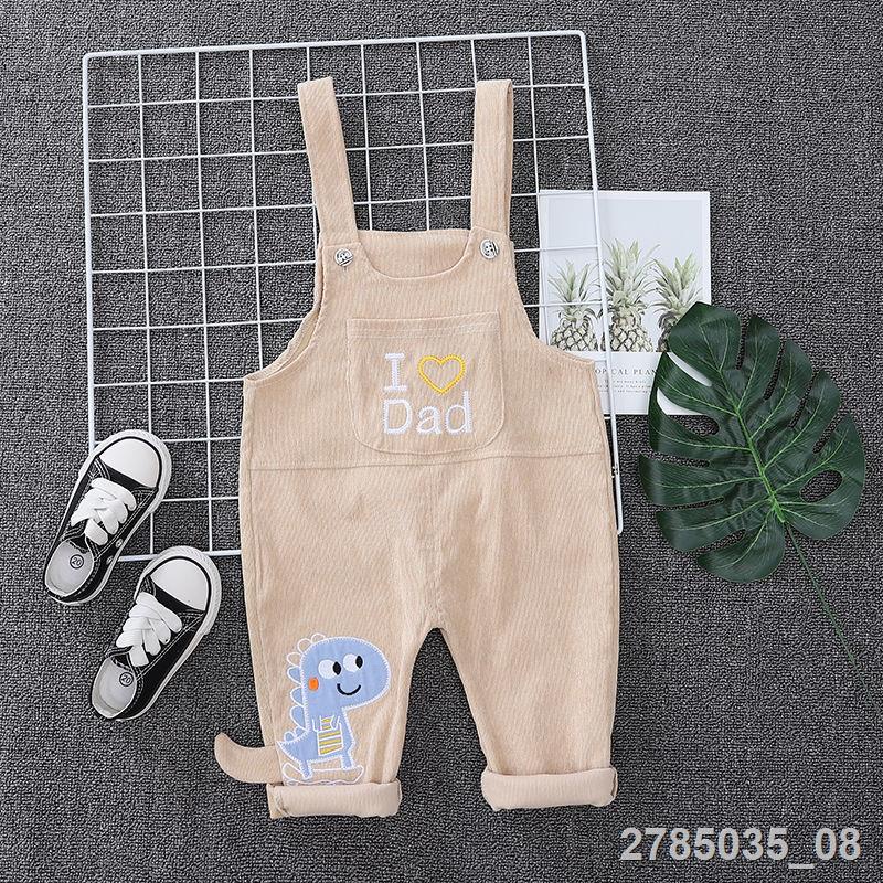 💕Hld KIDS✨๑♀Quần yếm Denim mỏng thời trang mùa thu cho bé trai