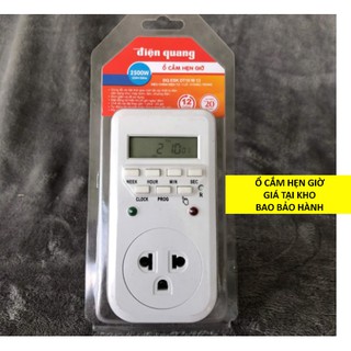 Ổ cắm hẹn giờ ĐQ ESK - 3 MẪU LỰA CHỌN