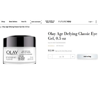 [Auth] Kem dưỡng da vùng mắt Age Defying Canada