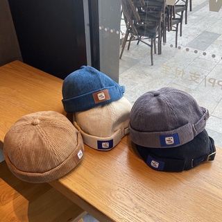 Mũ beanie thêu họa tiết đơn giản thời trang