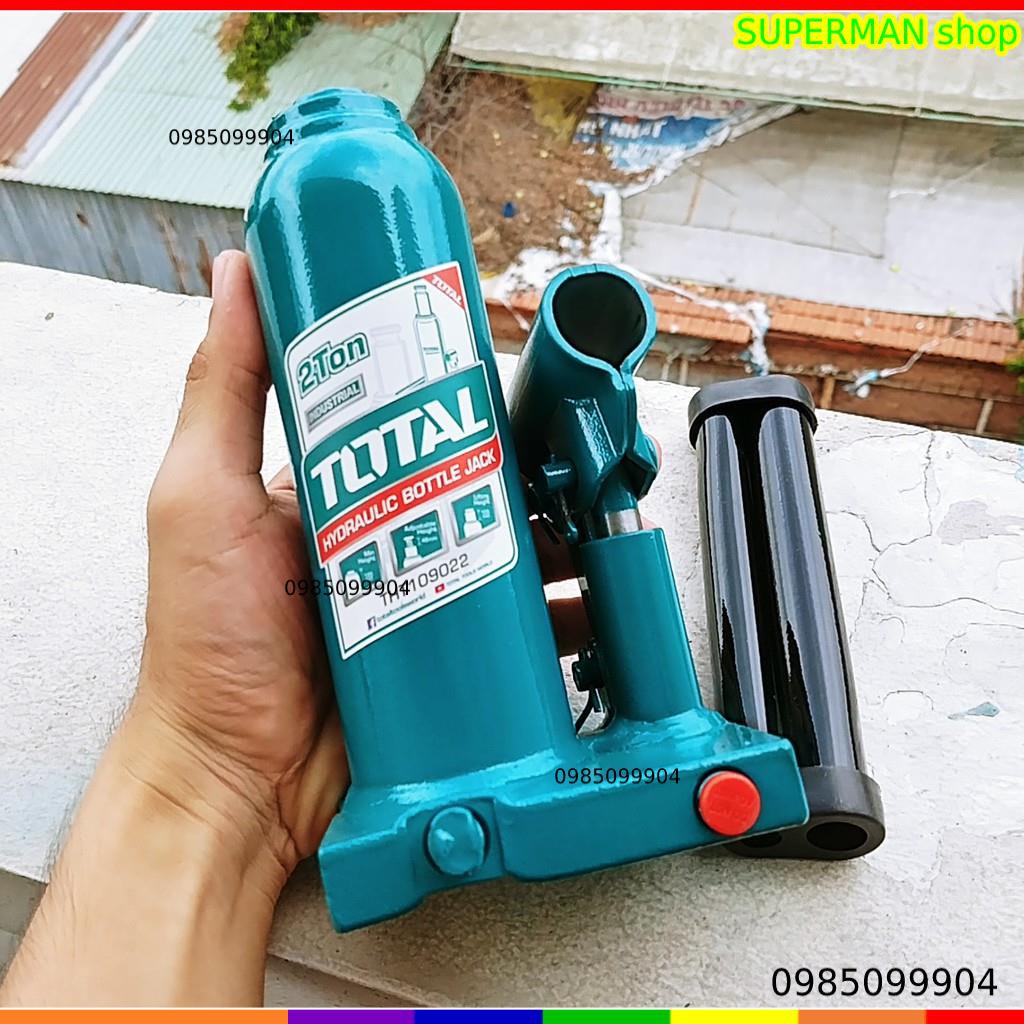 Con đội thủy lực 2 tấn Ingco HBJ202 Total THT109022 kích đội 2 tấn ( có các loại 4 tấn 6 tấn 10 tấn 12 tấn)