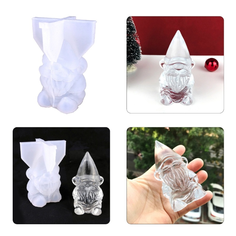 Khuôn Silicone Làm Bánh Hình Ông Già Noel Đáng Yêu