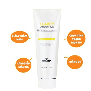 Mặt nạ Vitamin C Ndiana Clarity Vitamin Pack - Xuất xứ Hàn Quốc