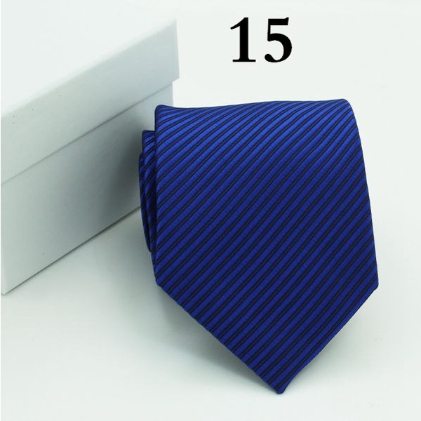 Cà vạt màu trơn thời trang cho nam 8cm