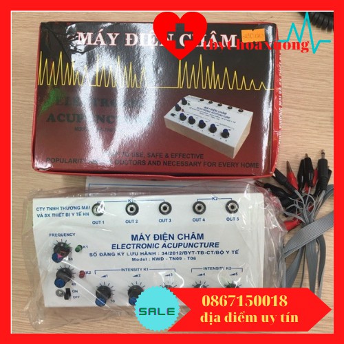 [Combo 05] Dây Điện Châm Cho Máy Châm Cứu Giắc 3,5mm