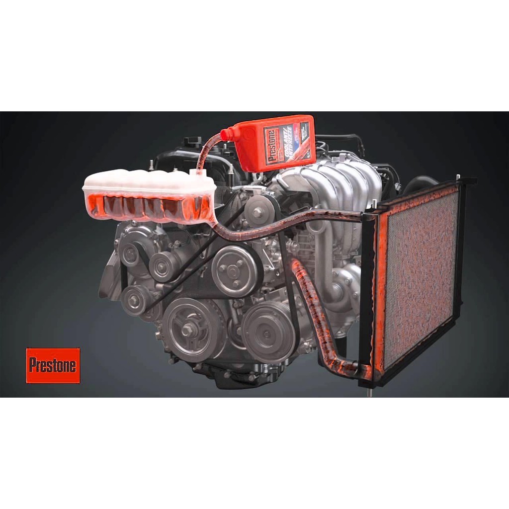 Nước Làm Mát Động Cơ Prestone dexcool - Đỏ  3.78L