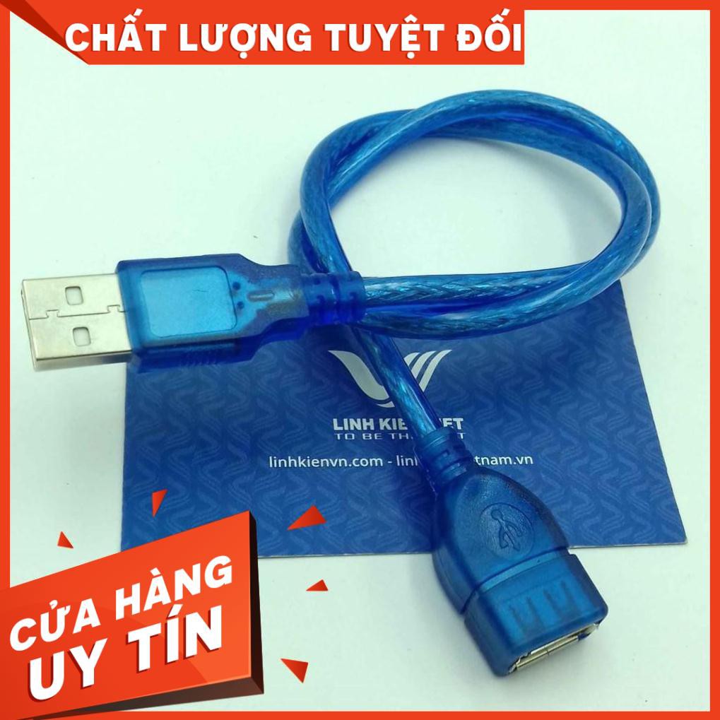 Dây cáp USB ĐỰC - CÁI dài 50cm