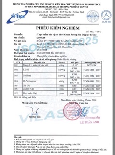 [sale date 2/2025] Diệp lục lysine.
