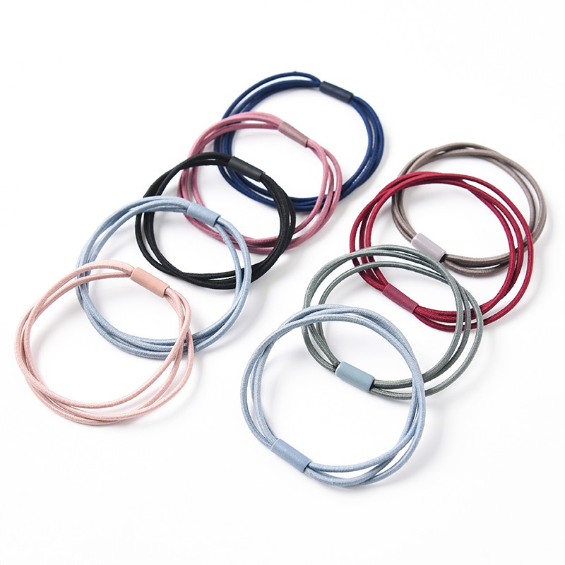 Thun cột tóc 3 cọng gộp thành 1 siêu đàn hồi chắc tóc_MS2 (1C)