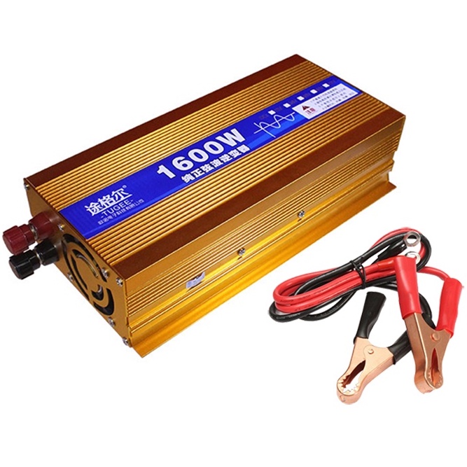 Bộ chuyển đổi điện 12V lên 220V công suất 1600W sin chuẩn