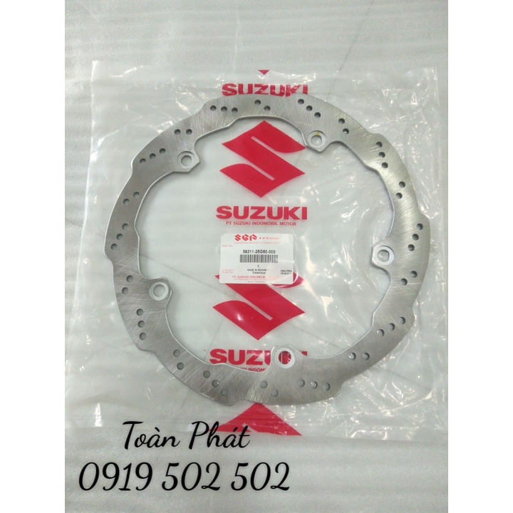 ĐĨA THẮNG - ĐĨA THẮNG TRƯỚC - 59211-25G60-000 - ĐĨA THẮNG SATRIA/RAIDER FI CHÍNH HÃNG SUZUKI INDONES