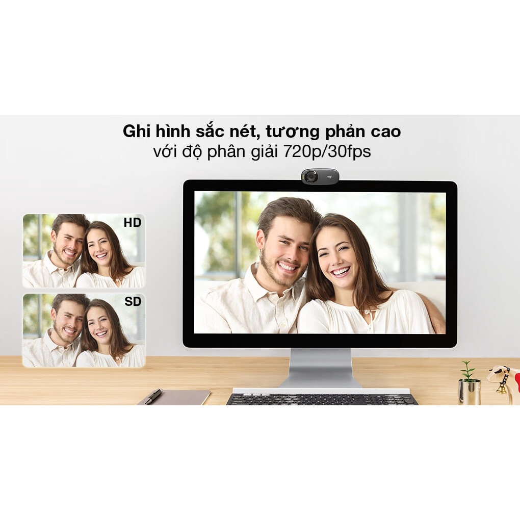 Webcam Chat Trực Tuyến HD720P Logitech C310