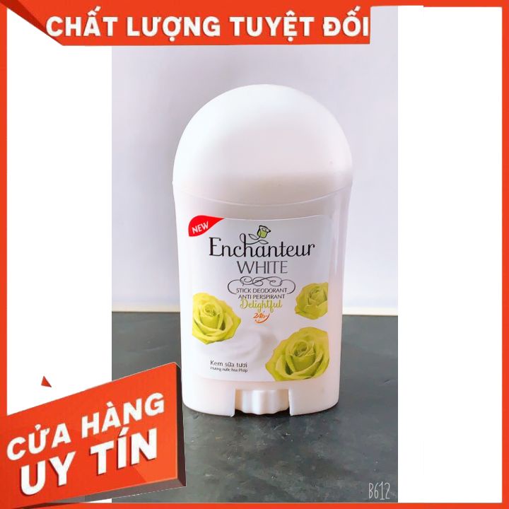 sáp khử mùi Enchanteur 40g (mẫu mới đủ màu đủ mùi )khử mùi nách dành cho nữ giới - hương hoa hồng phápgiữ hương thơm lâu