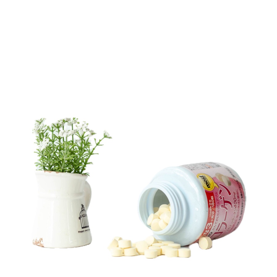 Viên nhai vitamin tổng hợp Orihiro vị dâu lọ 180 viên