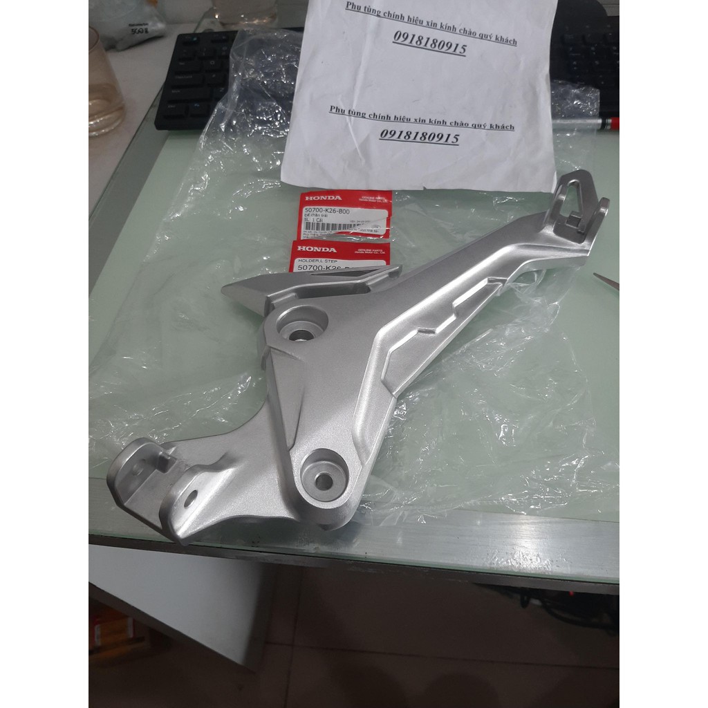 Để chân trước báng để chân msx 125cc honda
