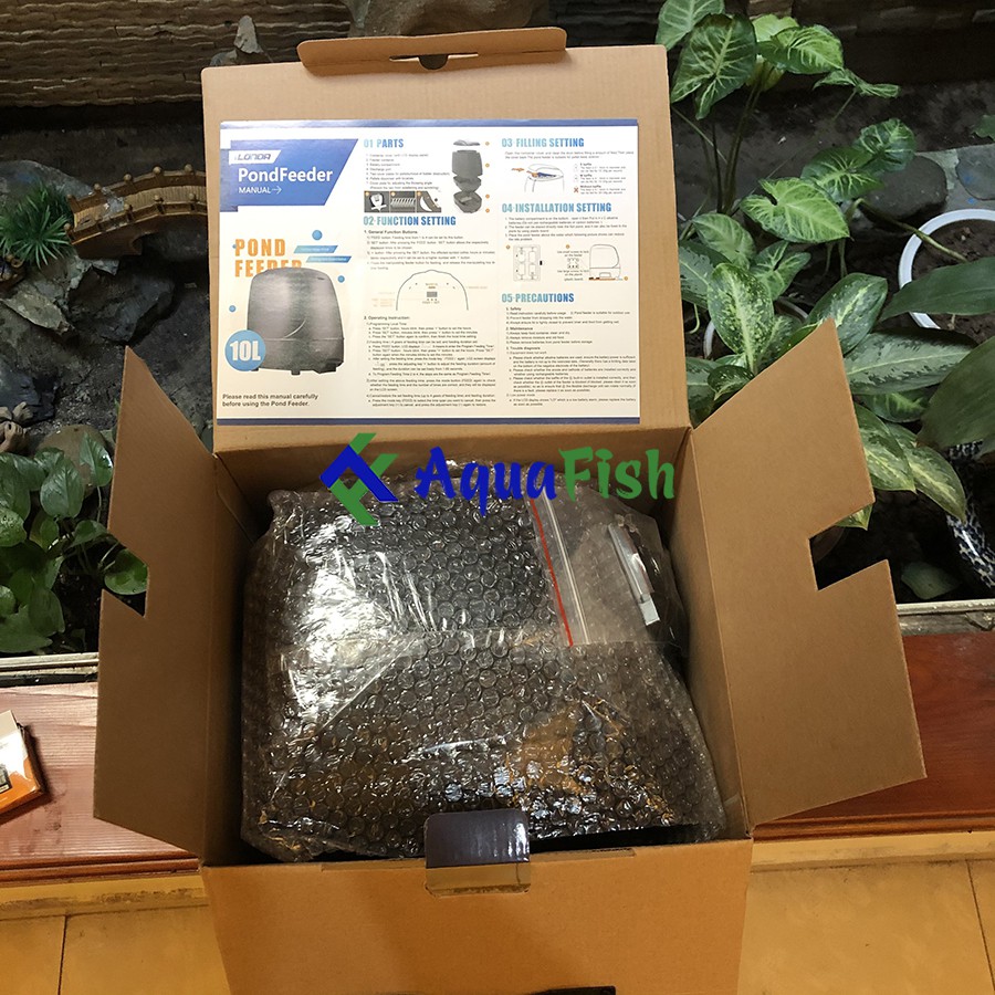 Máy Cho Cá Koi Ăn Tự Động LONDA (dung tích lớn, chống nước, bền bỉ)