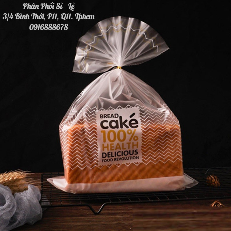 Túi đựng Bánh Mì Hoa Cúc, Sandwich, Cake 100%
