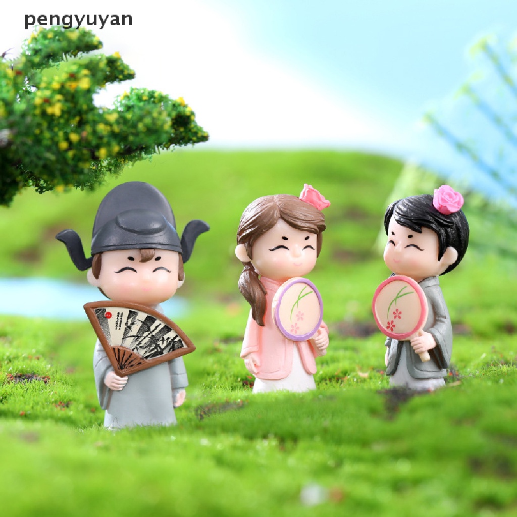 1 Cặp Mô Hình Cặp Đôi Búp Bê Nam Nữ Trang Trí Nhà Cửa