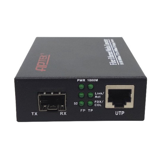 BỘ CHUYỂN ĐỔI QUANG ĐIỆN MEDIA CONVERTER GIGABIT APTEK AP110-20S