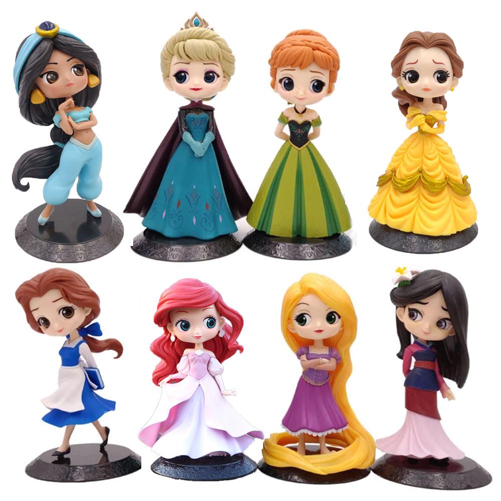 DARNELL Mô Hình Búp Bê Công Chúa Belle / Bạch Tuyết / Lọ Lem Trong Phim Frozen