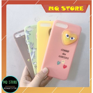 Ốp lưng Iphone 7plus, 8plus Ốp dẻo mềm in hình gắn đèn nỗi đáng yêu